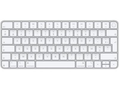 Clavier sans fil Azerty Apple Magic Keyboard avec Touch ID Blanc 