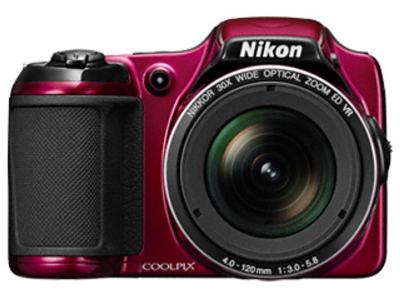 NIKON L820 Bridge Rouge - CMOS 16MP Zoom 30x 