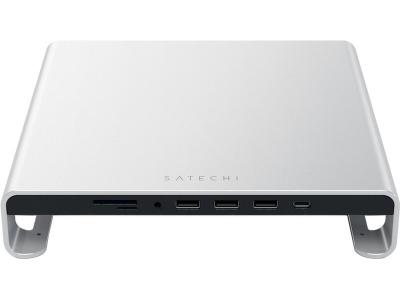 Satechi Support et Hub en aluminium pour iMac USB-C - Argent
