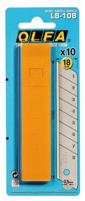 Olfa Lb-10b 18 Mm Cutter Blade 10 Units Argent&eacute;