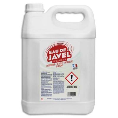 Eau de javel dose 2.6% chlore actif 5l nettoie d&eacute;sinfecte blanchit