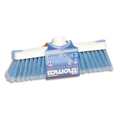 BROSSERIE THOMAS Balai ERGOTOUCH Fibre Souple Bleue FLEUREE Super