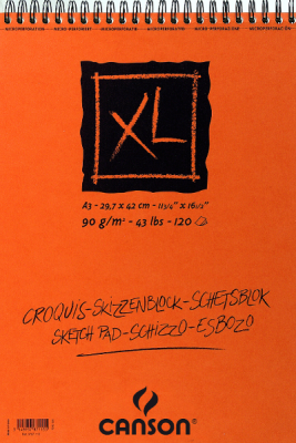 Album Canson spirale croquis XL A3 - 120 feuilles