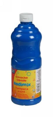 Gouache liquide - 1 litre - Color & Co - Bleu primaire Cyan Ecole