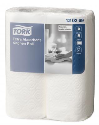 Lot de 2 essuie-tout extra absorbant - TORK - 64 feuilles