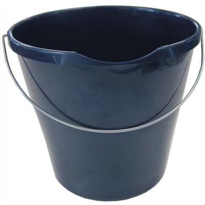 Seau de m&eacute;nage rond Brosserie Thomas - avec bec verseur - 12L - bleu