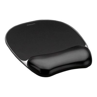Tapis de souris avec repose poignet - FELLOWES - Noir