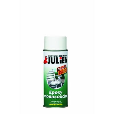 Bombe de peinture Multisupports JULIEN blanc epoxy brillant 400 ml