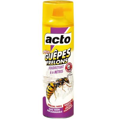 Insecticide gu&ecirc;pes et frelons pulv&eacute;risateur - 500 ml - acto