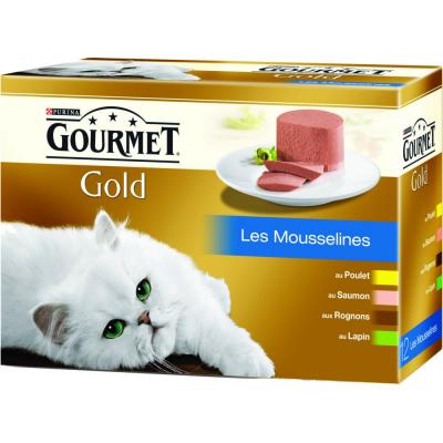 Aliment chat adulte viande/poisson 12 x 85 g