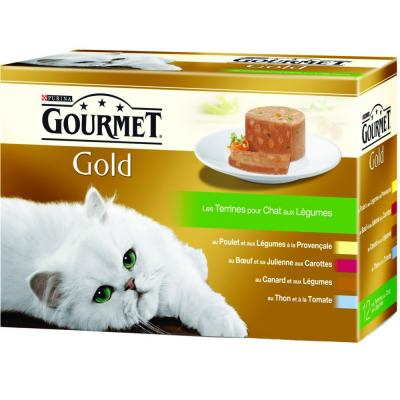 Jumbopack Gourmet Gold Les Terrines 96 x 85 g - aux l&eacute;gumes