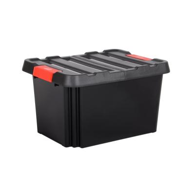 Boite de rangement STOCK'R 85L noir et rouge