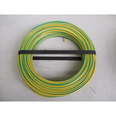 Fil &eacute;lectrique 2,5MM2 vert/jaune rigide H07VU 100M
