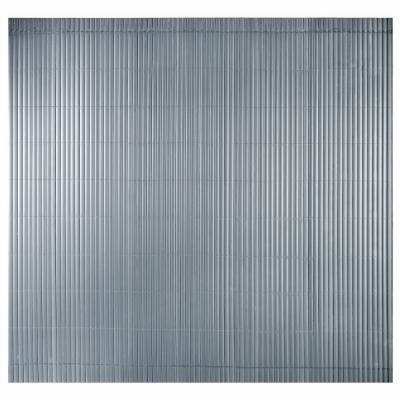 Sicatec - canisse plastic 'ovale double face anthracite 1 m x 3 m