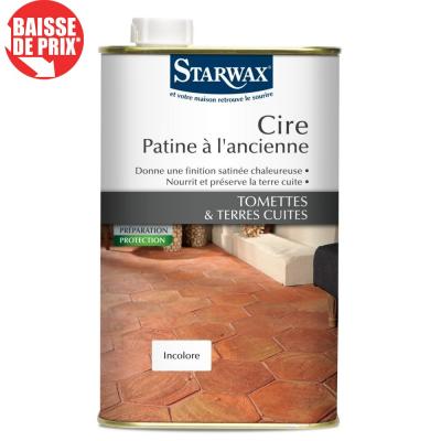 Cire nourrissante tomettes et terres cuites rouge Starwax 1L