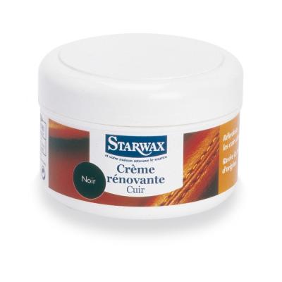 STARWAX - Cr&egrave;me nourrissante pour le cuir - noir - 150mL