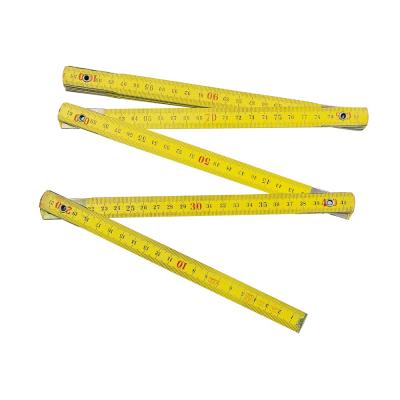 M&egrave;tre pliant en bois laqu&eacute; Fischer Darex 2m