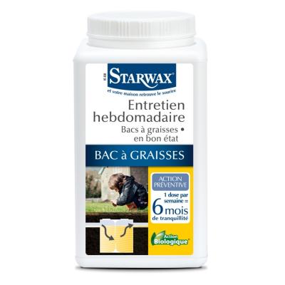 Entretien hebdomadaire pour bacs &agrave; graisses 750g Starwax