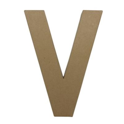 Lettre fantaisie V - 21,5 x 30 cm - D&eacute;copatch - couleur variant