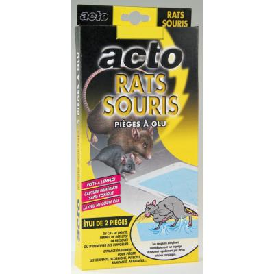 Acto - Pi&egrave;ges &agrave; glu rats souris aromatis&eacute;s noisette