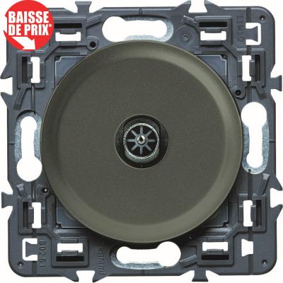 M&eacute;canisme de prise t&eacute;l&eacute;vision simple Legrand C&eacute;liane graphite