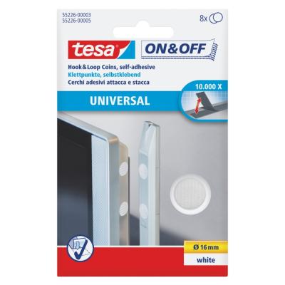 Blister 8 pastilles velcro 16 mm Tesa