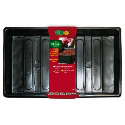 Vilmorin 3990617 Lot De 2 Terrines De Semis Avec Couvercle