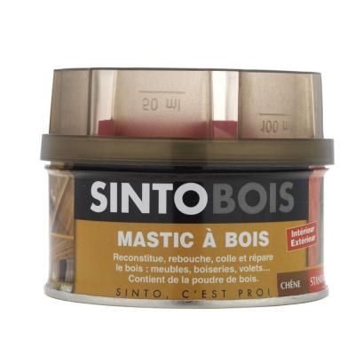 Sintobois mastic &agrave; bois avec durcisseur ls bo&icirc;te 170 ml / 190 g ch&ecirc;ne