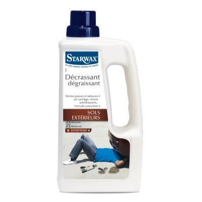 D&eacute;crassant d&eacute;graissant pour sols ext&eacute;rieurs 1L Starwax