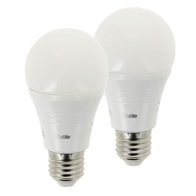 Lot de 2 ampoules SMD LED A60 Opaque culot E27 1055 Lumens conso