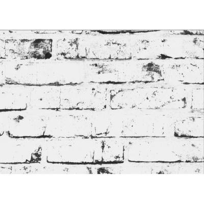 Papier peint expans&eacute; sur intiss&eacute; imitation mur brique