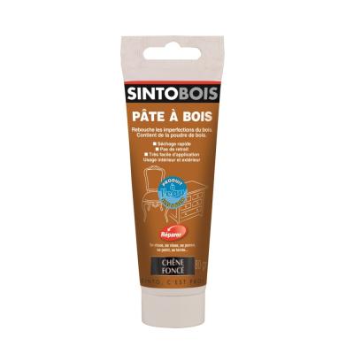 P&acirc;te &agrave; bois &agrave; l'eau Ch&ecirc;ne fonc&eacute; Sintobois 80g