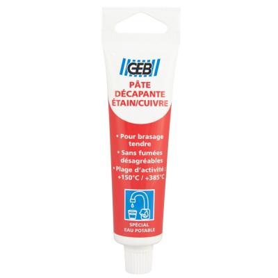 P&acirc;te d&eacute;capante &eacute;tain cuivre Geb - Tube 50 ml