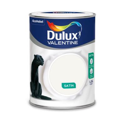 Dulux Valentine - Peinture cr&egrave;me de couleur - 1.25 l - blanc