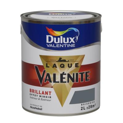 Peinture Dulux Valentine Laque Val&eacute;nite Brillant Antracite 2
