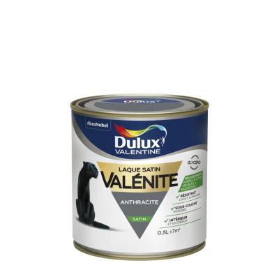 Peinture boiserie, radiateur anthracite DULUX VALENTINE Val&eacute;nite