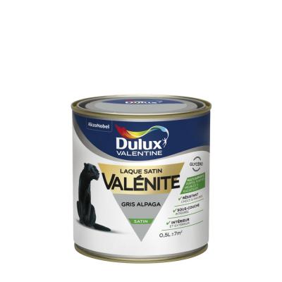 Laque valenite satin 0.5L gris alpaga - Dulux Valentine
