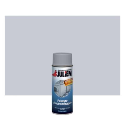 Julien Peinture A&eacute;rosol pour Electrom&eacute;nagers - Gris Alu Brillant 400ml