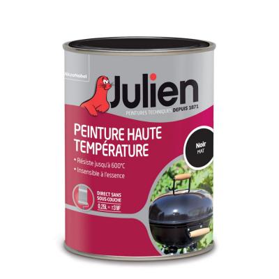 JULIEN 5246311 Peintures m&eacute;taux/Vernis/pl, Noir, 250 ML (Lot de 1)