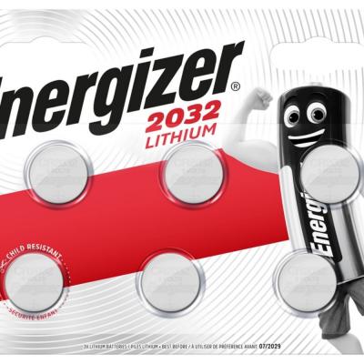 Pile bouton lithium Energizer 2032 3 V, pack de 6 (DL2032/CR2032)