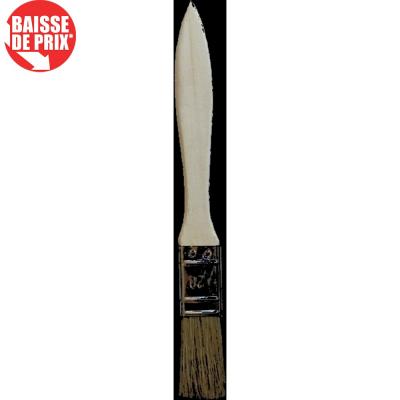 Pinceau plat &Eacute;co manche bois FRANPIN NAPOLI n&deg;20 - 1009020