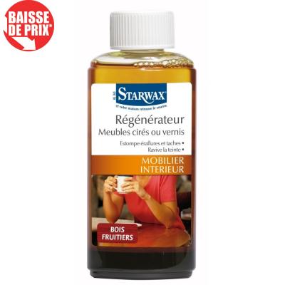 R&eacute;g&eacute;n&eacute;rateur meubles cir&eacute;s ou vernis bois fruitier Starwax 200ml