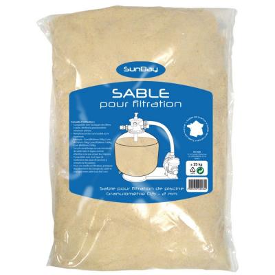 GRE POOLS - Sac de 25 Kg de sable granulom&eacute;trie 0,4/0,8