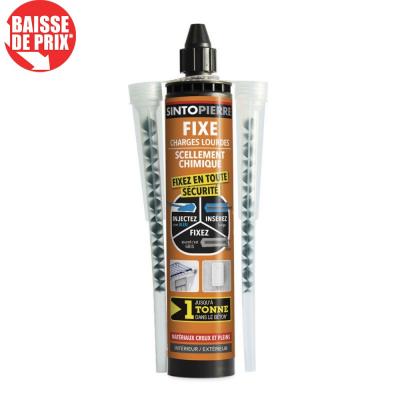 Scellement chimique charges lourdes 300ml Sinto