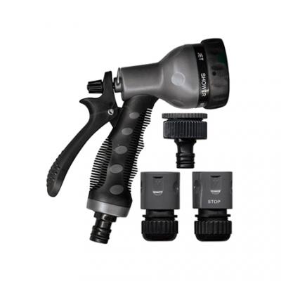 Jardibric Set de Base avec Pistolet Gain&eacute; 7 Jets Taupe 15 mm SDB30