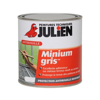 Julien 101001 Minium Gris Peinture antirouille 0,125 L Mat