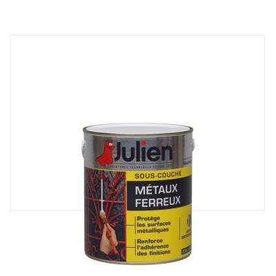 Sous-couche JULIEN pour m&eacute;taux ferreux - Blanc Mat 2,5L