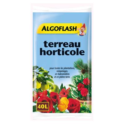 Terreau horticole Algoflash 40 litres
