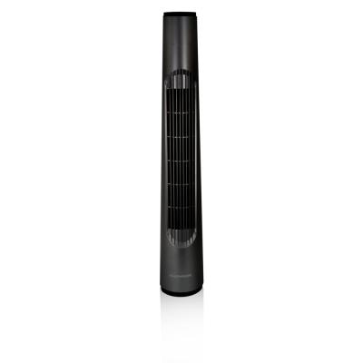 Ventilateur colonne oscillante noire 80 cm, 50W