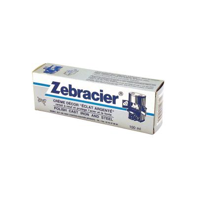 ZEBRACIER Cr&egrave;me D&eacute;cor Eclat Argent 100 ml - Lot de 4